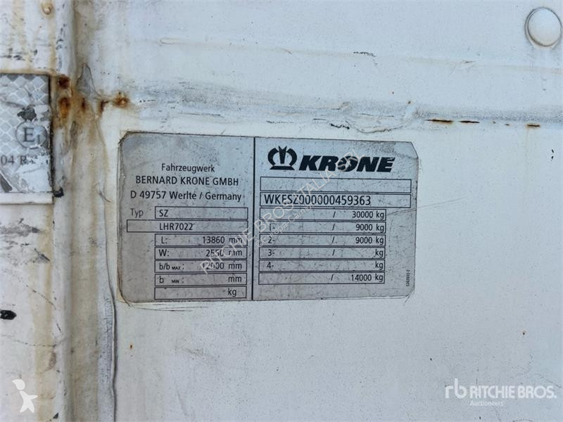 Félpótkocsi Krone SZ T/A Van Trailer