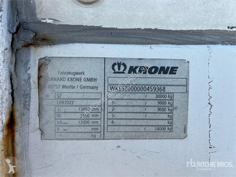 Félpótkocsi Krone SZ T/A Van Trailer