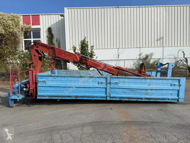 Atlas Abrollcontainer mit Kran AK100.1 - 12,1m...