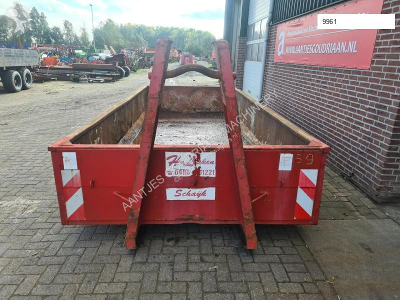 Uitrusting voor vrachtwagens  Haakarm container
