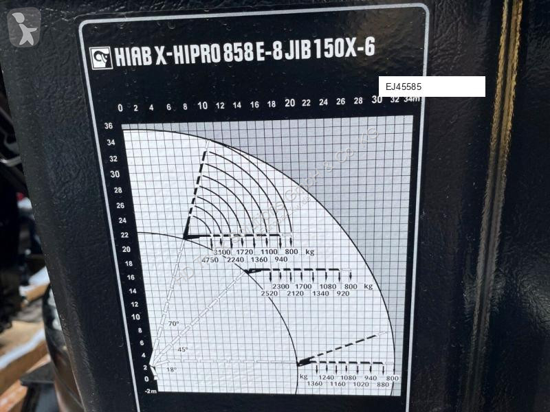 Attrezzature automezzi pesanti Hiab X-HiPro858E-8