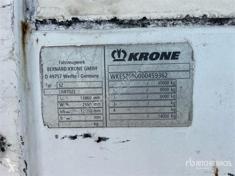 Félpótkocsi Krone SZ T/A Van Trailer