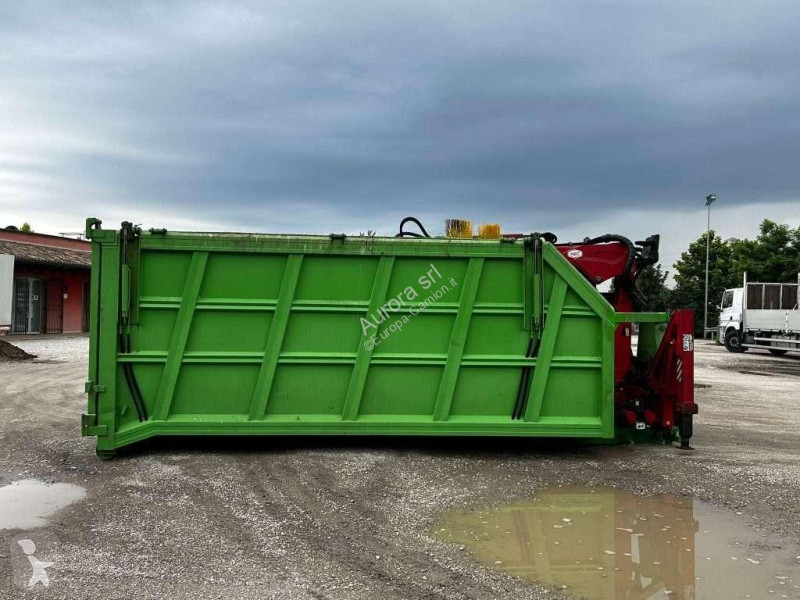 MEC SCARRABILE USATO CON COPERCHIO E GRU Truck...