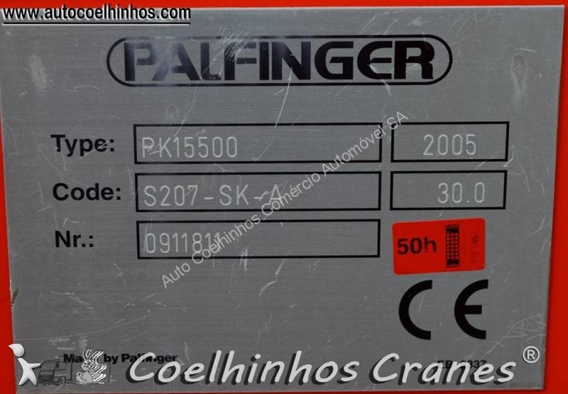 Equipamentos pesados Palfinger PK15500 Performance