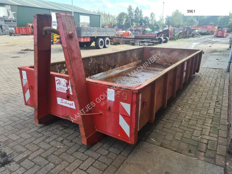 Uitrusting voor vrachtwagens  Haakarm container