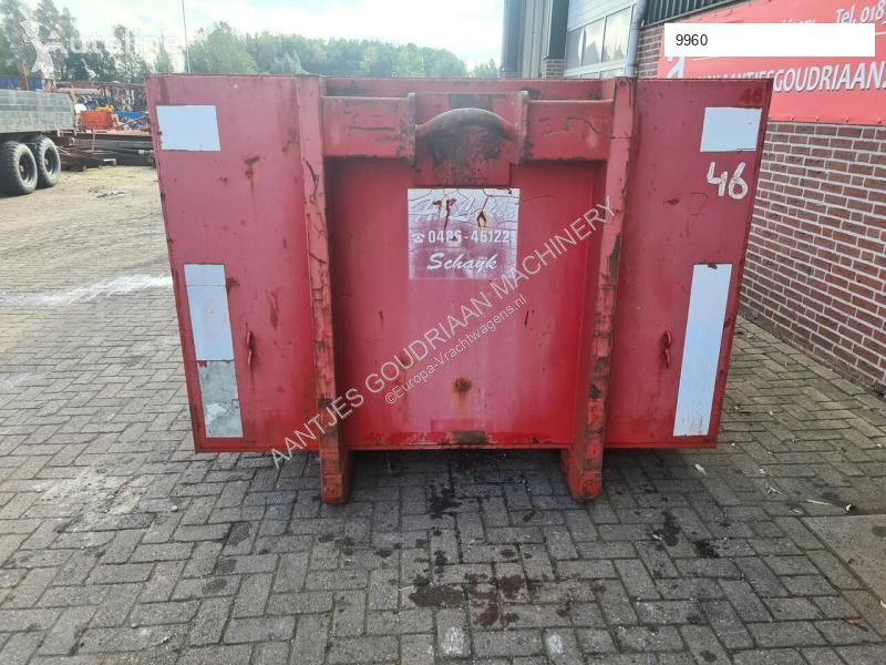 Uitrusting voor vrachtwagens  Haakarm container