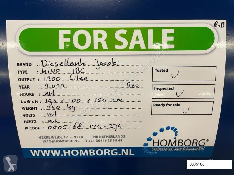 Uitrusting voor vrachtwagens  Jacobi Dieseltank...