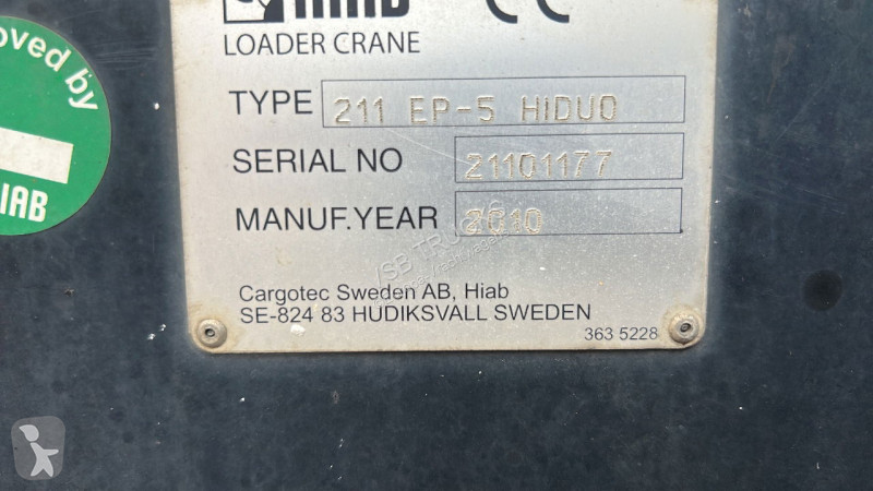 Udstyr til lastbiler Hiab