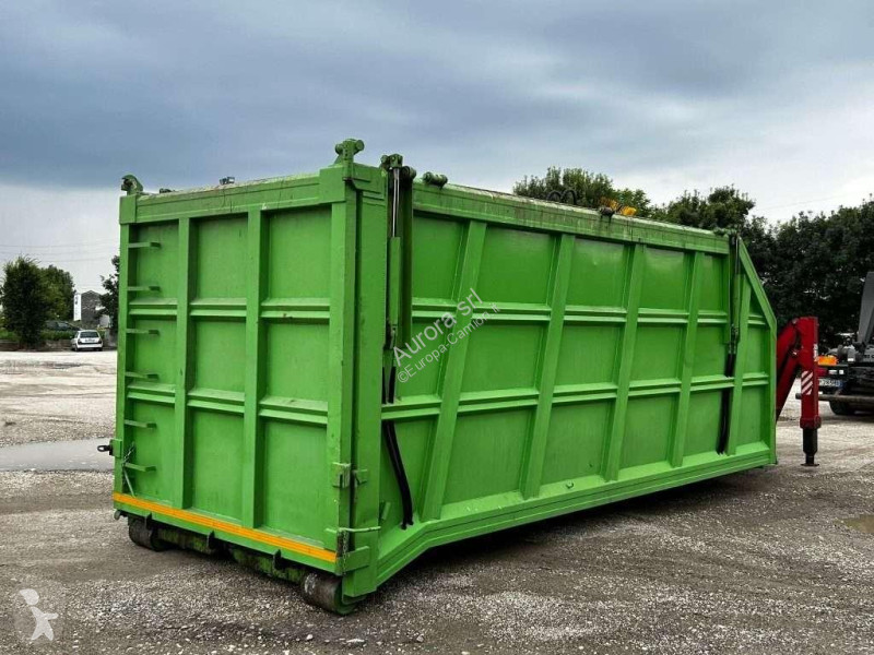 MEC SCARRABILE USATO CON COPERCHIO E GRU Truck...