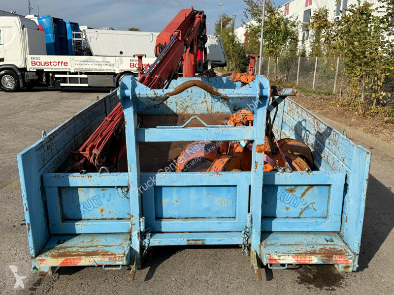 Atlas Abrollcontainer mit Kran AK100.1 - 12,1m...