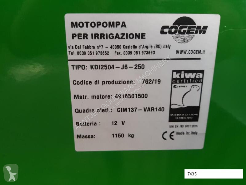 Uitrusting voor vrachtwagens  Varisco pump type...