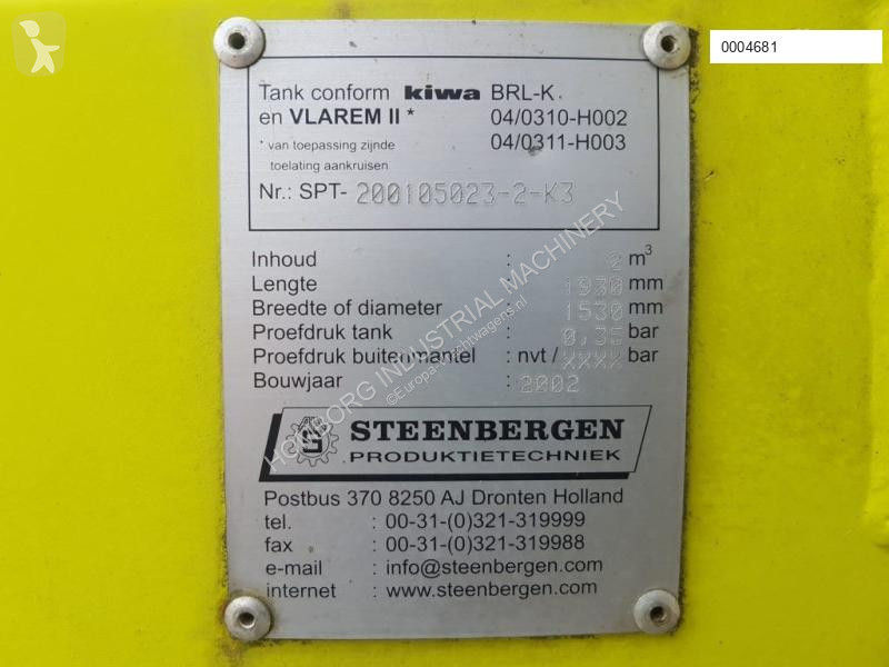 Uitrusting voor vrachtwagens  Dieseltank...