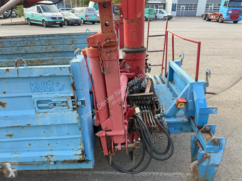 Atlas Abrollcontainer mit Kran AK100.1 - 12,1m...