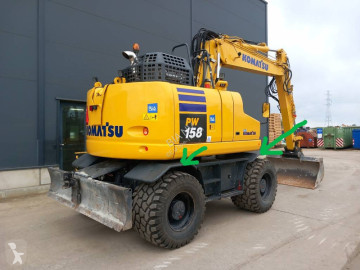 Excavadora de ruedas Komatsu nueva