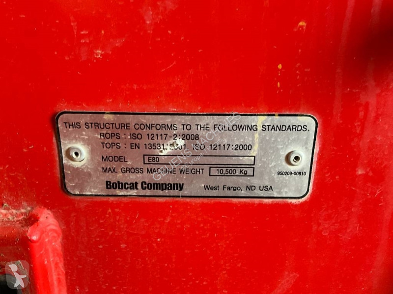 Náhradní díly stavba Bobcat E 80