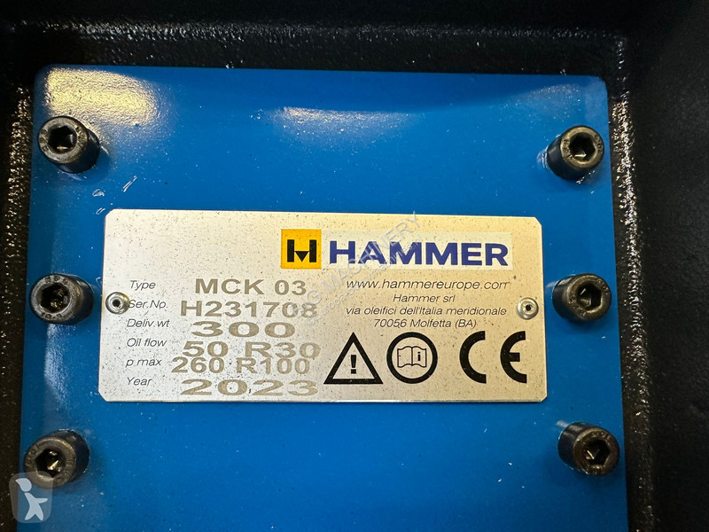 قطع غيار الأشغال العمومية Hammer MCK03 shear