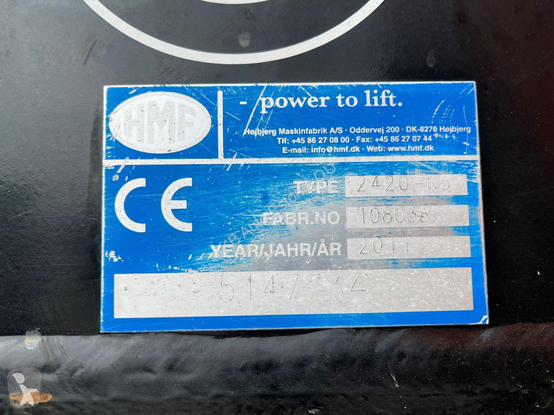 Reservedele til offentligt anlægsarbejde HMF...