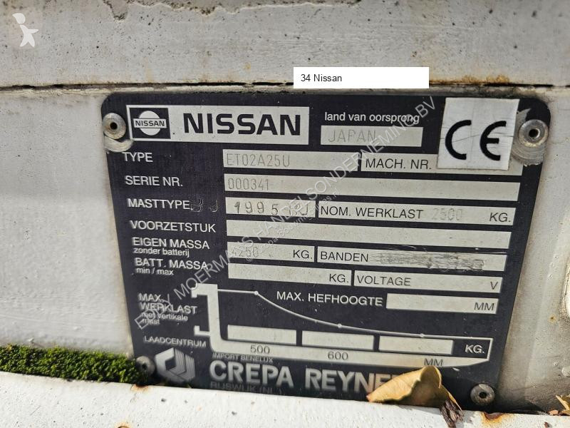 قطع غيار الأشغال العمومية Nissan 2.5 Diesel...