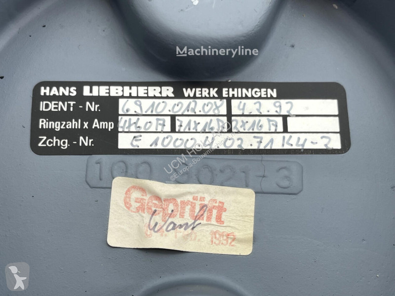 قطع غيار الأشغال العمومية Liebherr