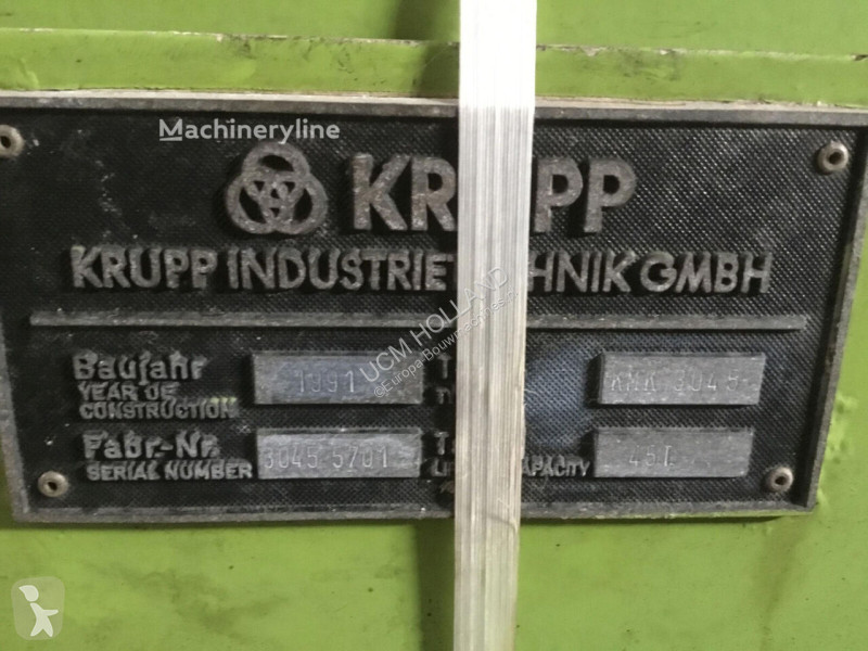 Piese de schimb utilaje lucrări publice Krupp