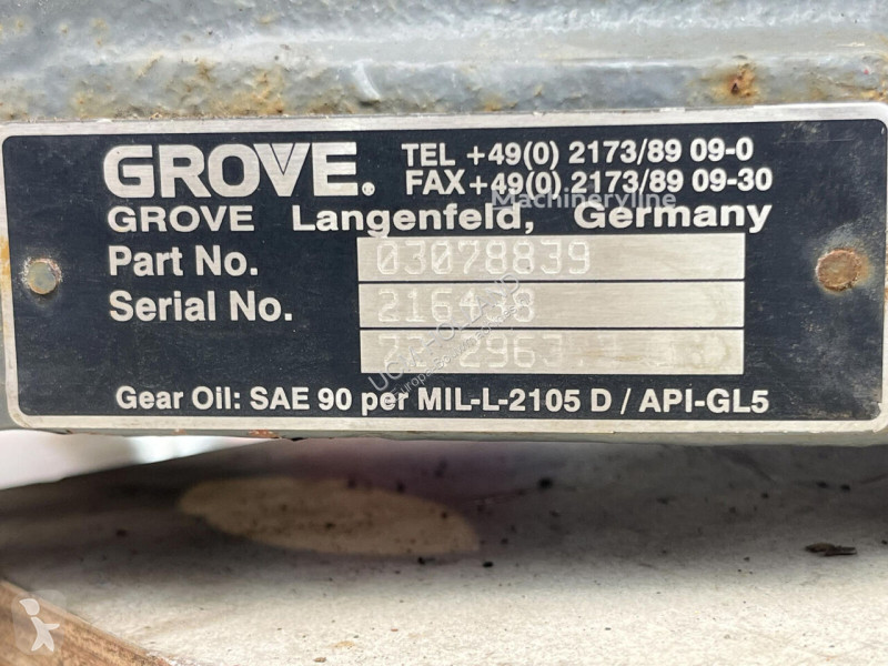 Запчасти для спецтехники Grove