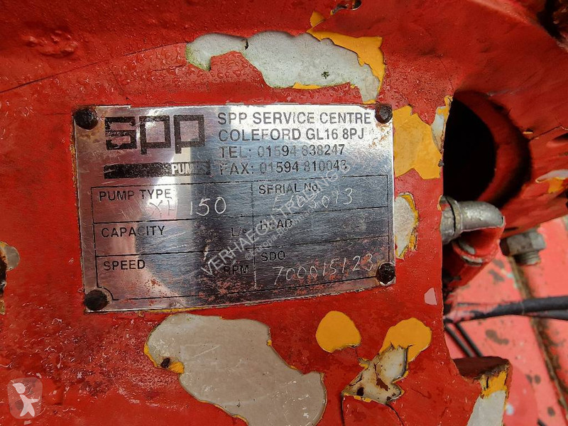 Losse onderdelen bouwmachines  SPP XH-150