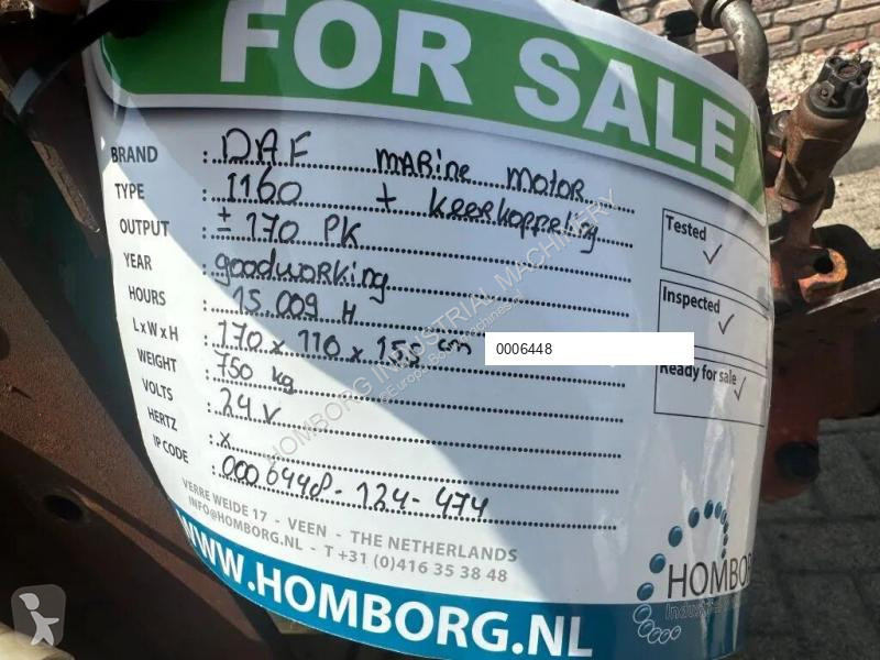 Losse onderdelen bouwmachines DAF Moteur  1160...