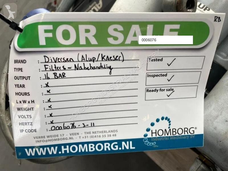 Reservedele til offentligt anlægsarbejde Kaeser...
