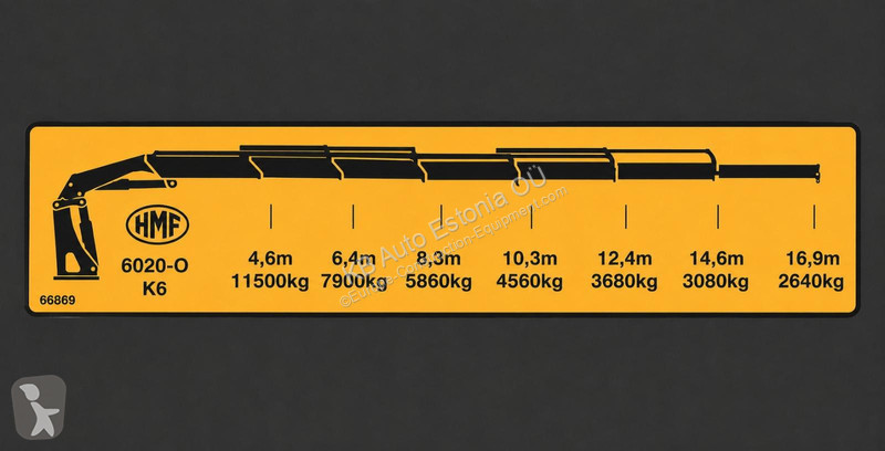 Kran HMF 6020 K6 FLY JIB FJ1200
