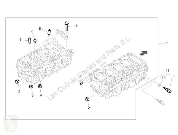 قطع غيار الآليات الثقيلة Renault Culasse...