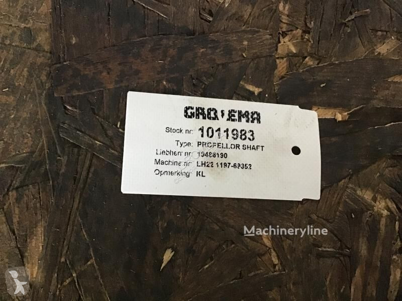 قطع غيار الأشغال العمومية Liebherr Propellor Shaft