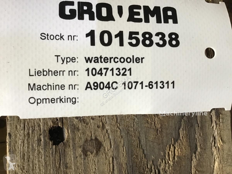 قطع غيار الأشغال العمومية Liebherr Watercooler