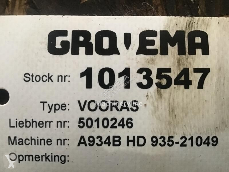 Losse onderdelen bouwmachines Liebherr Frontaxle