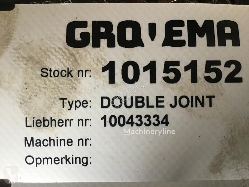 Pièces engins tp Liebherr Double Joint