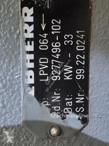 Hydrauliske pumpe Liebherr
