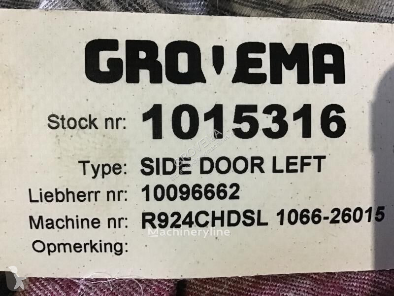 Pièces engins tp Liebherr Revêtement 1015316...