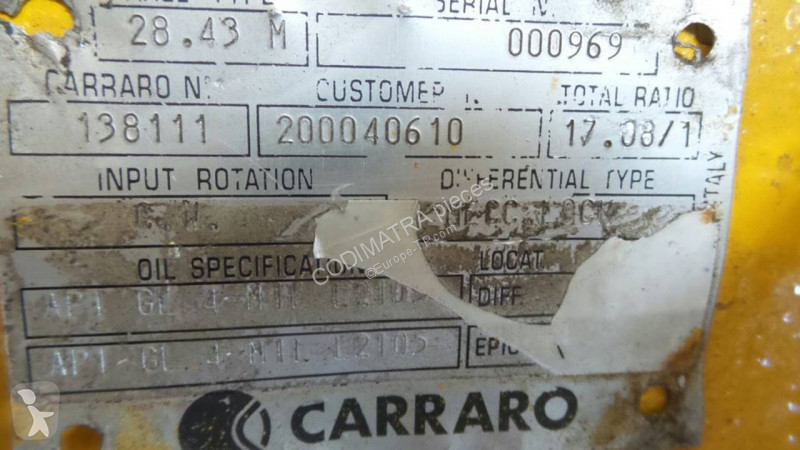 Losse onderdelen bouwmachines Komatsu WB93
