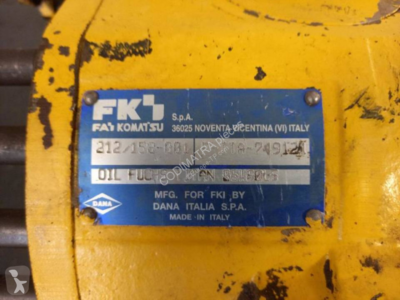 Reservedele til offentligt anlægsarbejde Komatsu