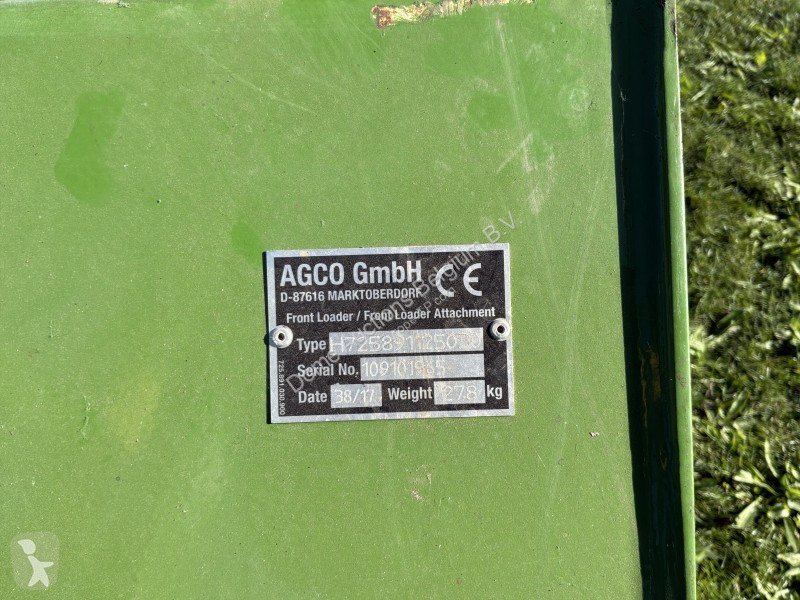 Peças máquinas de construção civil Fendt 4X75