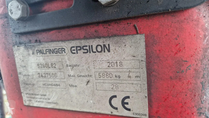 Palfinger EPSILON S 260 L crane