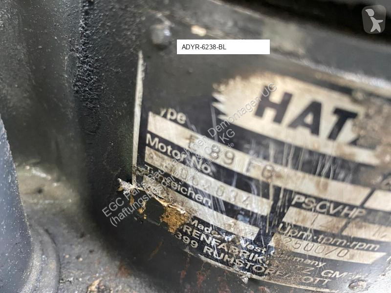 Recambios maquinaria OP Demag Moteur Hatz E 89...