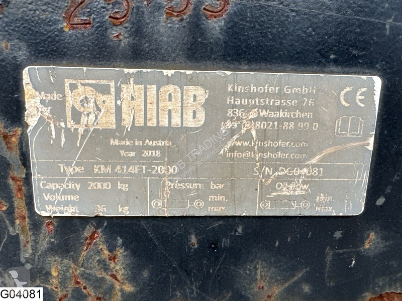 Pezzi di ricambio macchine movimento terra Hiab...