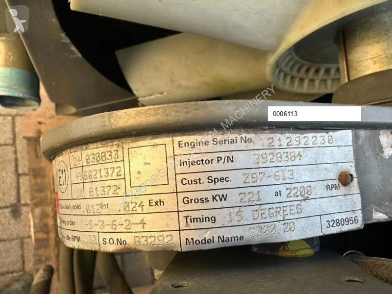Recambios maquinaria OP Cummins Moteur C300-20...