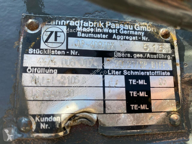 Recambios maquinaria OP Liebherr Essieu avant...