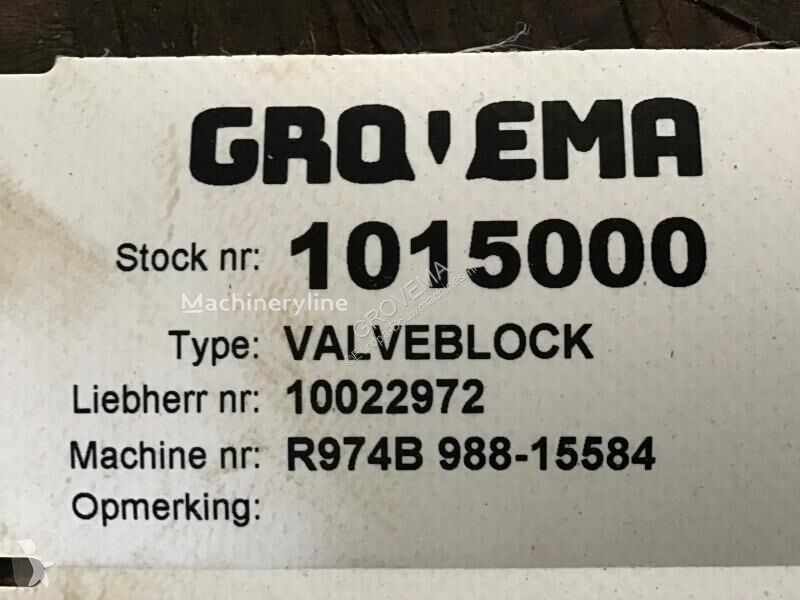 Peças máquinas de construção civil Liebherr...