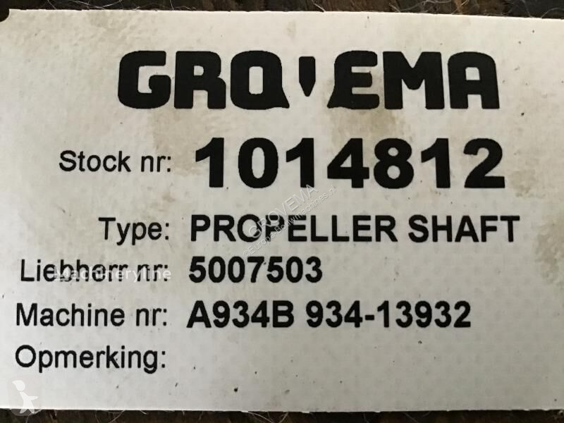قطع غيار الأشغال العمومية Liebherr Propeller Shaft