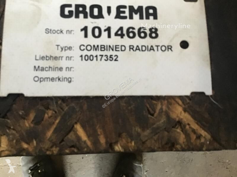 Liebherr Combined Radiator equipment spare parts