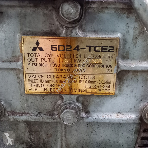 قطع غيار الأشغال العمومية Mitsubishi 6D24 TC USED