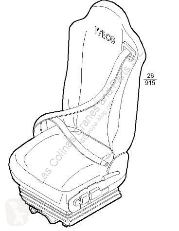 Pièces engins tp Iveco Siège 504064881 pour...