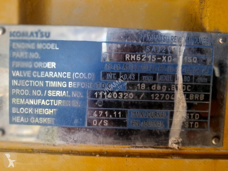 Reservedele til offentligt anlægsarbejde Komatsu
